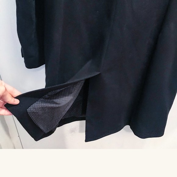 JACOB Lined Knee-Length Blazer Jacket - Picture 7 of 10